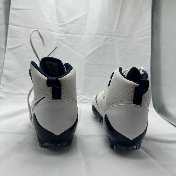 Nike Mens 12 Zoom Force Savage Mid Blue White Football Cleats 880144-155 Shoes main image 8